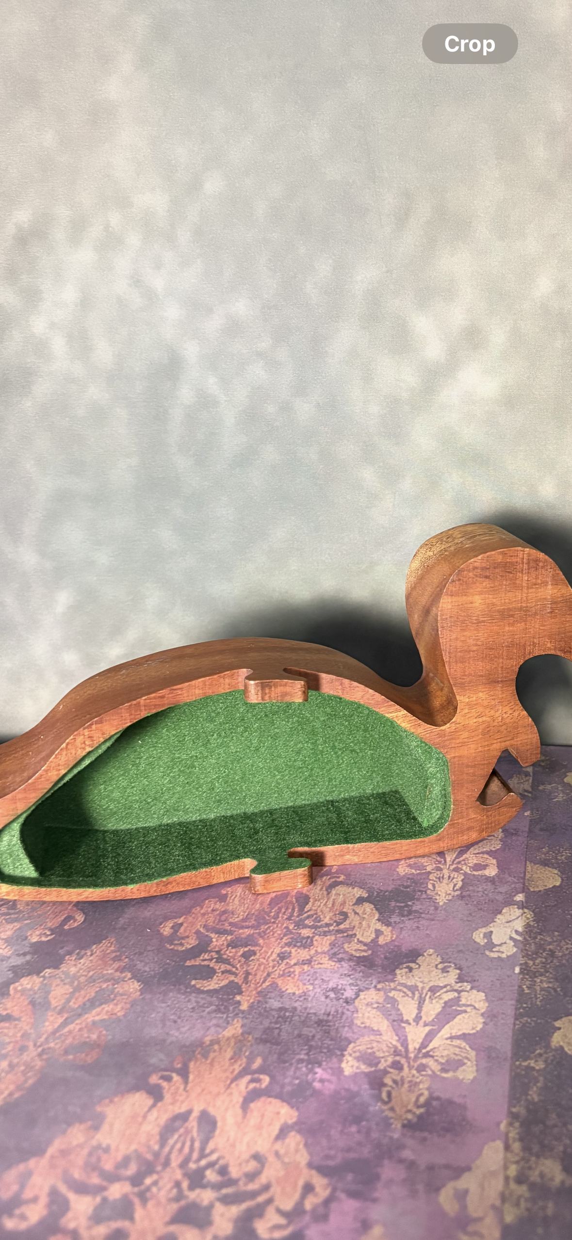 Hand-Carved Wooden Duck Puzzle Box with Hidden Compartment